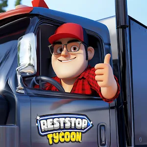 Rest Stop Tycoon v2026.3 MOD APK (Menu, Unlimited Gems, AD Tokens, Cash)